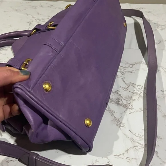 Prada 2 way Lavender Shoulder Bag - Picture 4 of 15